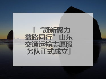 “凝新聚力 益路同行”山东交通运输志愿服务队正式成立