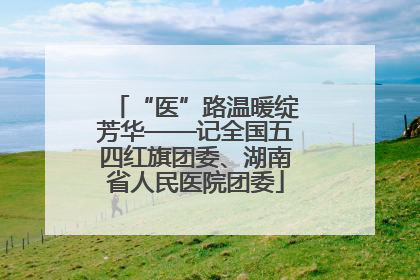 “医”路温暖绽芳华——记全国五四红旗团委、湖南省人民医院团委