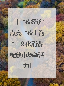 “夜经济”点亮“夜上海” 文化消费绽放市场新活力