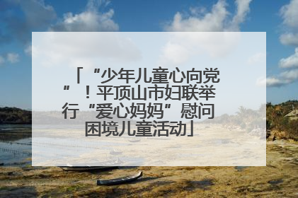 “少年儿童心向党”！平顶山市妇联举行“爱心妈妈”慰问困境儿童活动