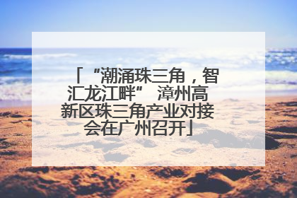 “潮涌珠三角，智汇龙江畔” 漳州高新区珠三角产业对接会在广州召开