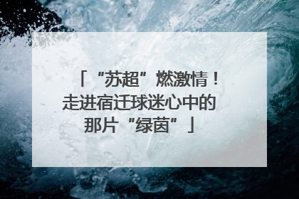 “苏超”燃激情！走进宿迁球迷心中的那片“绿茵”