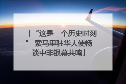 “这是一个历史时刻” 索马里驻华大使畅谈中非银幕共鸣