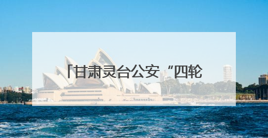 甘肃灵台公安“四轮驱动”砺精兵 战训融合筑牢平安基石