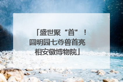 盛世聚“首”！圆明园七尊兽首亮相安徽博物院
