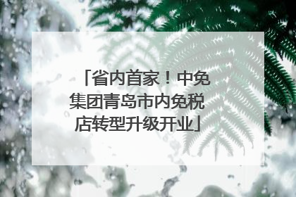 省内首家！中免集团青岛市内免税店转型升级开业