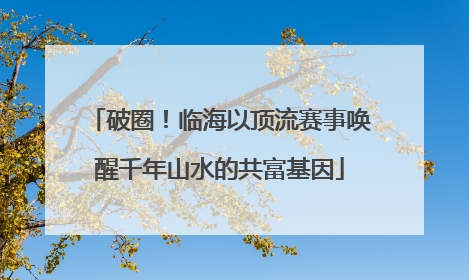 破圈！临海以顶流赛事唤醒千年山水的共富基因