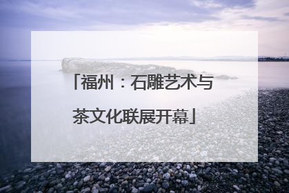 福州：石雕艺术与茶文化联展开幕