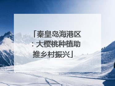秦皇岛海港区：大樱桃种植助推乡村振兴