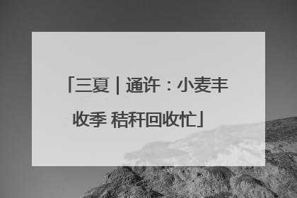 三夏｜通许：小麦丰收季 秸秆回收忙