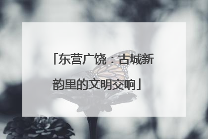 东营广饶：古城新韵里的文明交响