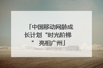 中国移动网龄成长计划“时光阶梯” 亮相广州