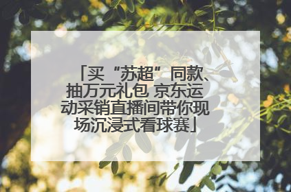 买“苏超”同款、抽万元礼包 京东运动采销直播间带你现场沉浸式看球赛