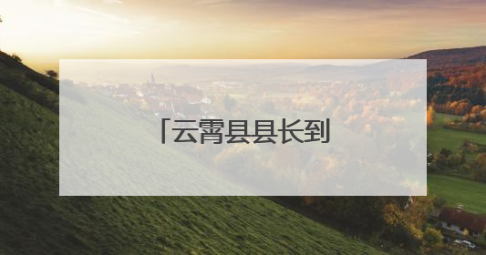 云霄县县长到和平乡调研