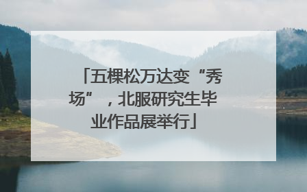 五棵松万达变“秀场”，北服研究生毕业作品展举行