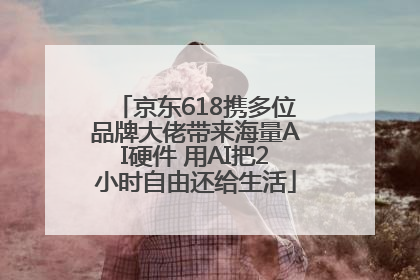 京东618携多位品牌大佬带来海量AI硬件 用AI把2小时自由还给生活