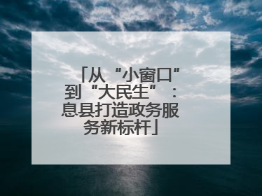 从“小窗口”到“大民生”：息县打造政务服务新标杆