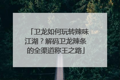 卫龙如何玩转辣味江湖？解码卫龙辣条的全渠道称王之路
