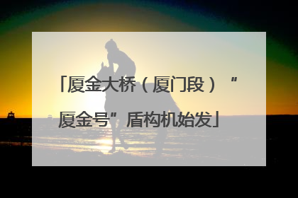 厦金大桥（厦门段）“厦金号”盾构机始发
