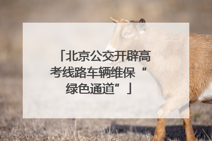 北京公交开辟高考线路车辆维保“绿色通道”