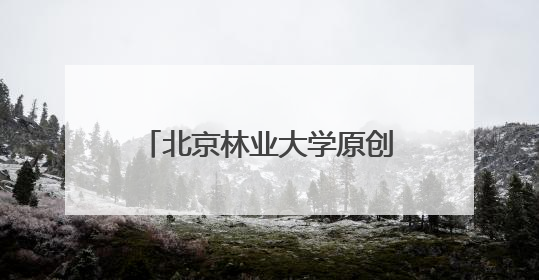 北京林业大学原创生态舞蹈诗作品《共生》首次公演