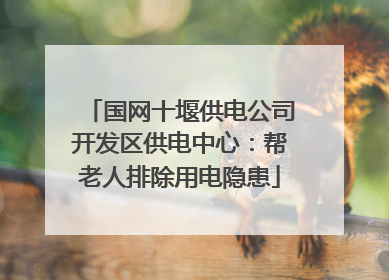 国网十堰供电公司开发区供电中心：帮老人排除用电隐患