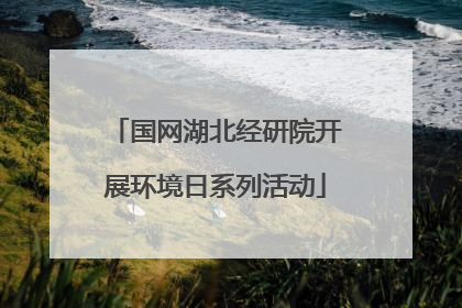 国网湖北经研院开展环境日系列活动