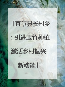 宜章县长村乡：引进玉竹种植 激活乡村振兴新动能