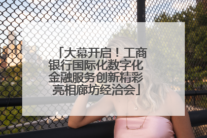 大幕开启！工商银行国际化数字化金融服务创新精彩亮相廊坊经洽会