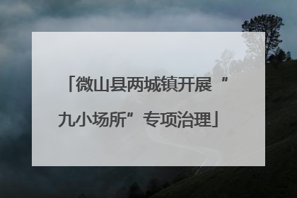 微山县两城镇开展“九小场所”专项治理