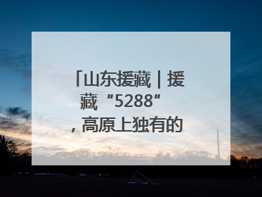 山东援藏｜援藏“5288”，高原上独有的“烟台浪漫”