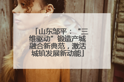 山东邹平：“三维驱动”锻造产城融合新典范，激活城镇发展新动能
