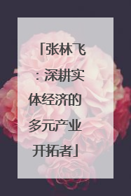 张林飞：深耕实体经济的多元产业开拓者