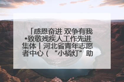 感恩奋进 双争有我•致敬残疾人工作先进集体丨河北省青年志愿者中心（“小橘灯”助残接力计划实施团队）：用温暖陪伴，守护特殊孩子成长