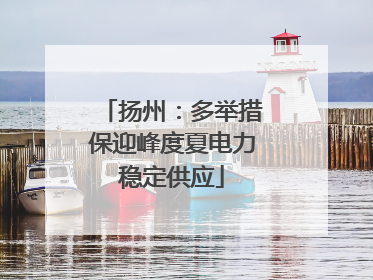 扬州：多举措保迎峰度夏电力稳定供应