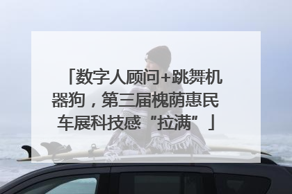 数字人顾问+跳舞机器狗，第三届槐荫惠民车展科技感“拉满”