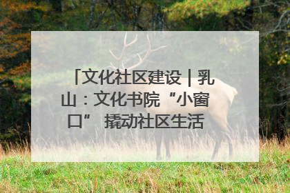 文化社区建设｜乳山：文化书院“小窗口” 撬动社区生活“大幸福”