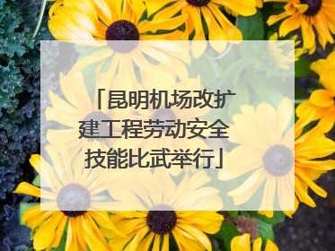 昆明机场改扩建工程劳动安全技能比武举行