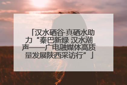 汉水硒谷·真硒水助力“秦巴新绿 汉水潮声——广电融媒体高质量发展陕西采访行”