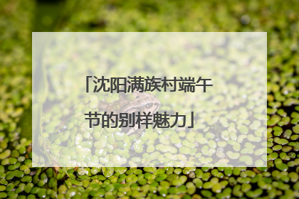 沈阳满族村端午节的别样魅力