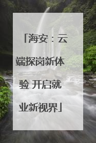 海安：云端探岗新体验 开启就业新视界