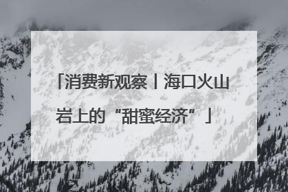 消费新观察丨海口火山岩上的“甜蜜经济”