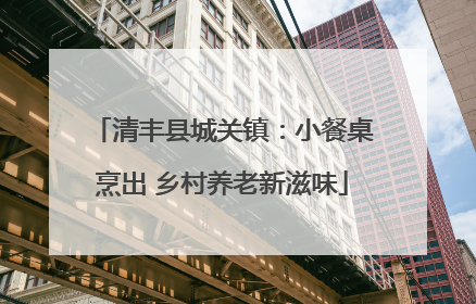 清丰县城关镇：小餐桌烹出 乡村养老新滋味