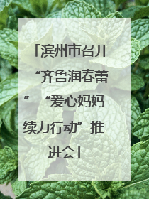 滨州市召开“齐鲁润春蕾”“爱心妈妈续力行动”推进会