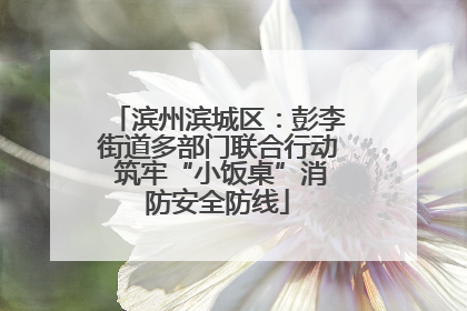 滨州滨城区：彭李街道多部门联合行动 筑牢“小饭桌”消防安全防线
