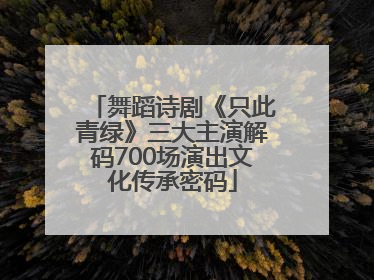 舞蹈诗剧《只此青绿》三大主演解码700场演出文化传承密码
