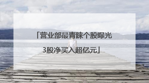 营业部最青睐个股曝光 3股净买入超亿元