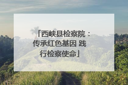 西峡县检察院：传承红色基因 践行检察使命