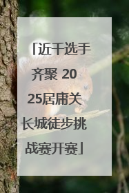 近千选手齐聚 2025居庸关长城徒步挑战赛开赛