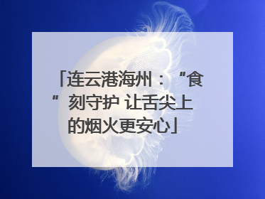 连云港海州：“食”刻守护 让舌尖上的烟火更安心